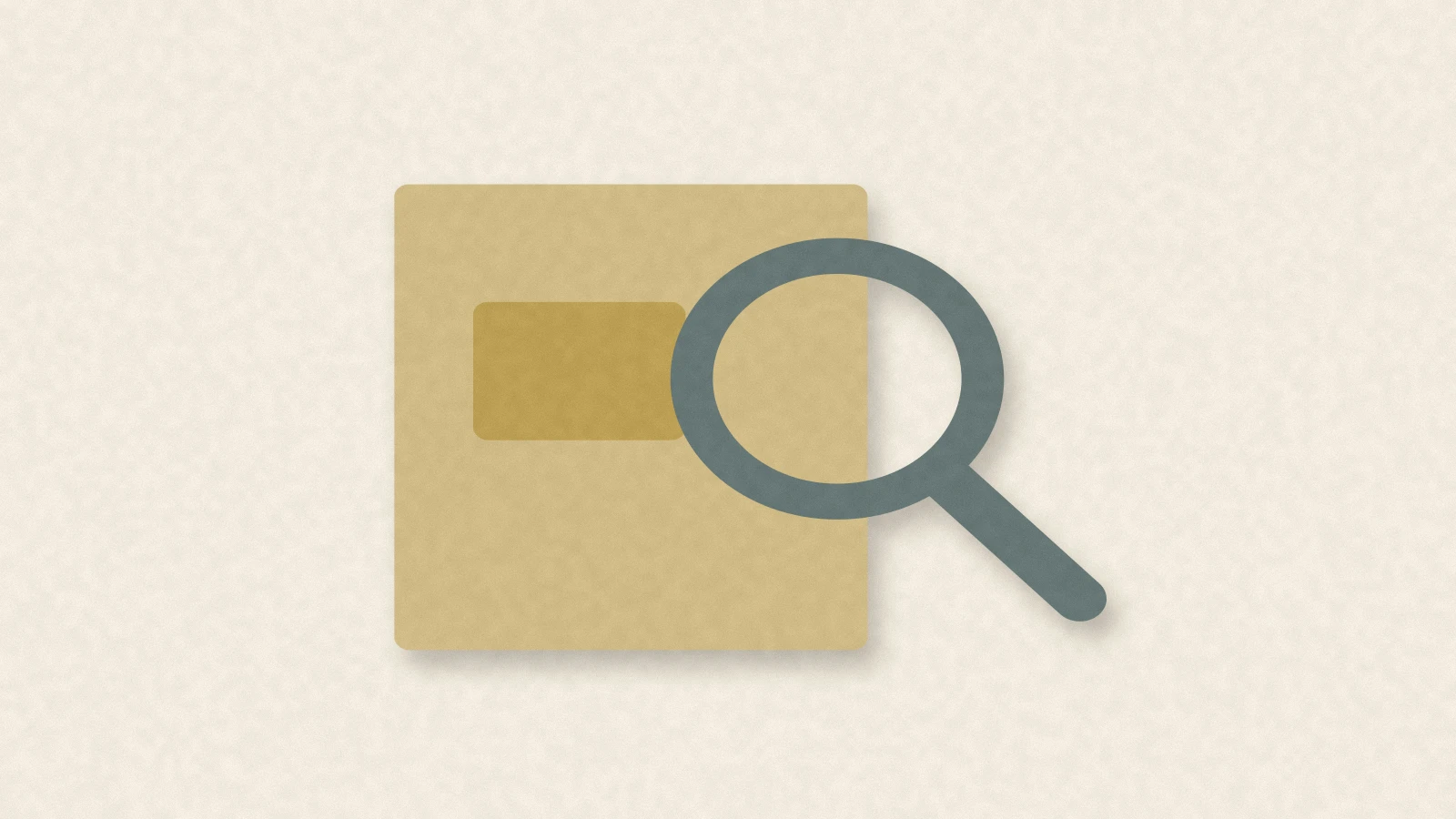 Paper-cut document with a magnifying glass over one section, illustrating reviewing insurance coverage.