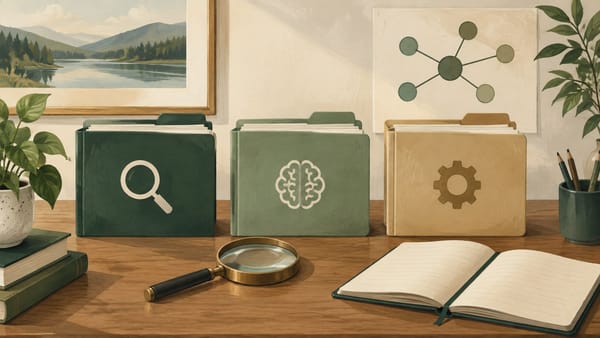 Conceptual illustration of separate document folders for crawler-purpose review